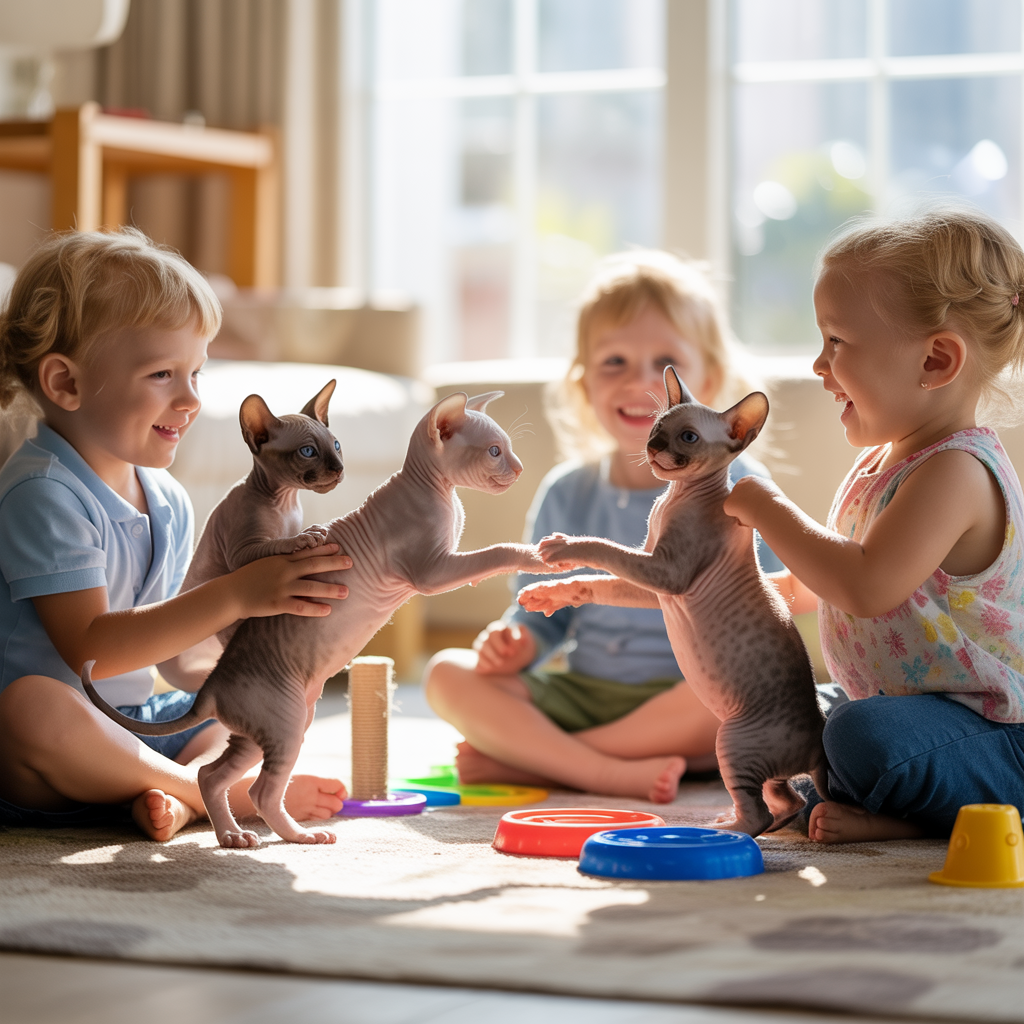 Sphynx Elf Cat e Bambino Dwelf - gatos sem pelo filhotes do Gatil