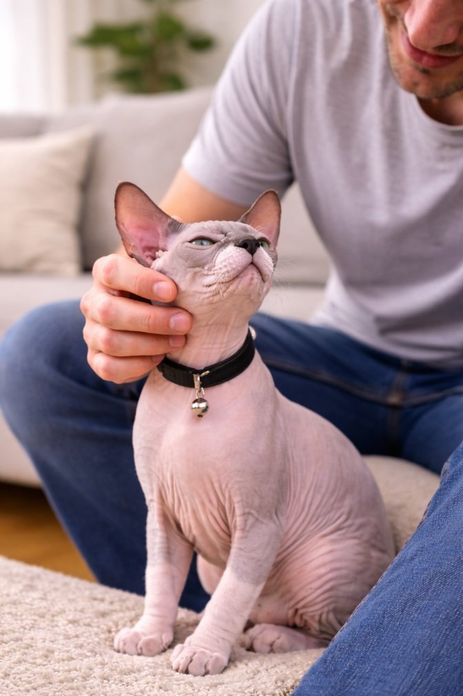 Homem com gato no colo O conteúdo gerado por IA pode estar incorreto.