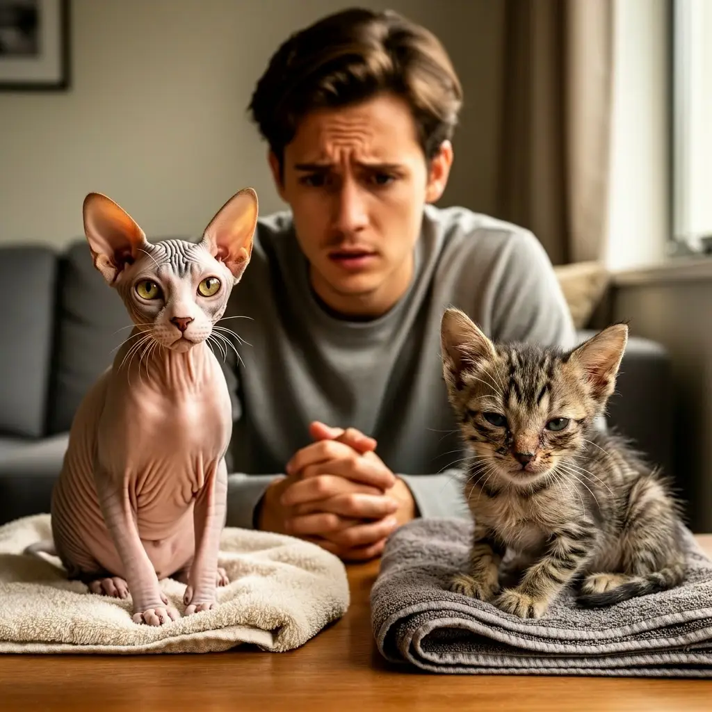 Comprar ou adotar Sphynx, Elfo, Bambino e Dwelf - escolha consciente