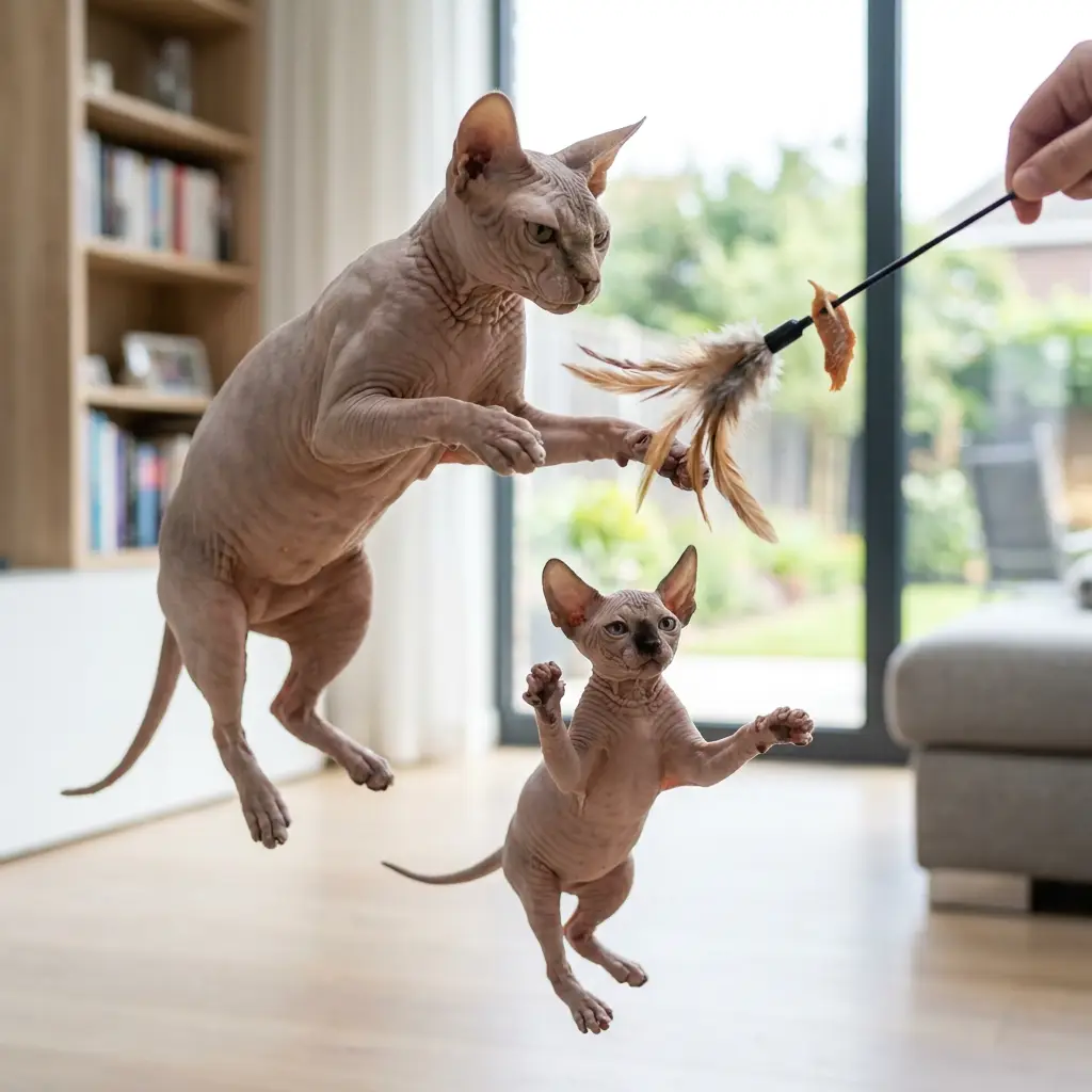 Inteligência e treinamento do gato Sphynx