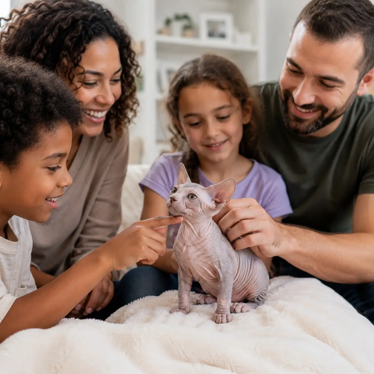 Socialização de filhotes Sphynx desde os primeiros dias - protocolo do Gatil Filhotes Nobres